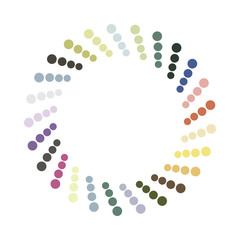 Abstract colorful circle.Vector design element