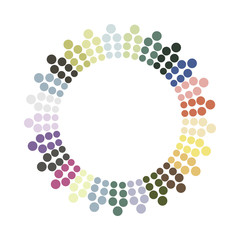 Abstract colorful circle.Vector design element