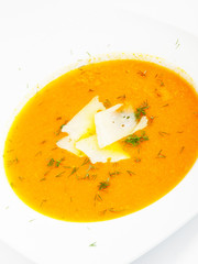 Carrot cream soup