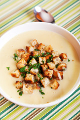 Chestnut cream soup