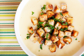 Chestnut cream soup