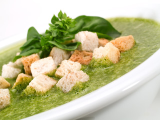 Spinach and Basil Soup