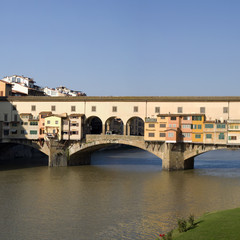 Fototapeta na wymiar Florence. The Ponte Vecchio Bridge