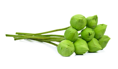 Lotus isolate on white background.