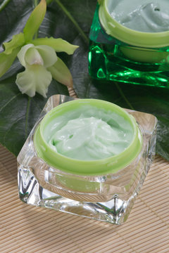 Green Orchids and Moisturising Cream