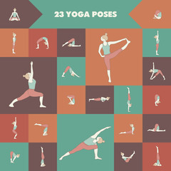 23 yoga poses