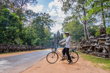 Bicycle tour at Angkor