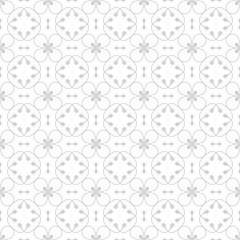 Vector floral background in trendy mono line style.