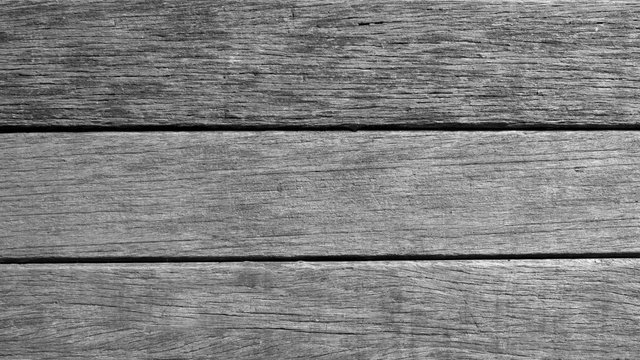 Black and white vintage old wood background texture