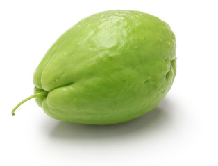 chayote isolated on white background