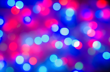 Defocused abstract bokeh light background.
