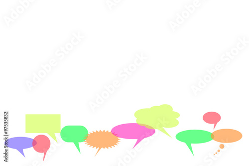 "Transparent Bubble Talk " Stock photo and royalty-free images on