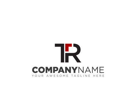TR initial logo design