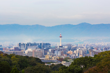 Obraz premium Kyoto city in autumn