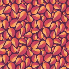 Modern waves floral abstract background