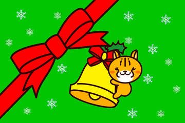 クリスマスフレームの動物シリーズ