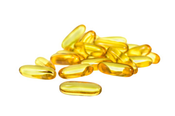 Vitamin D isolated on white background