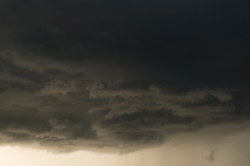heavy rain storm clouds, thunderstorm dramatic sky