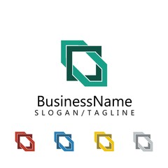 Square vector logo icon