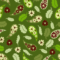 Paisley. Seamless pattern