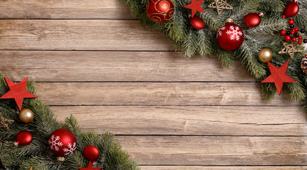 Weihnachtlicher Hintergrund / Holz