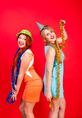 Young nice girl have fun