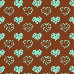 Valentines day postcard