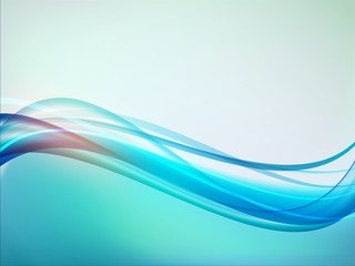 Abstract waves decorated background.