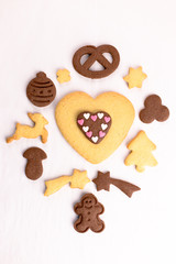 gemischte Weihnachtsplätzchen