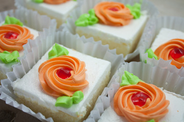 colorful cakes