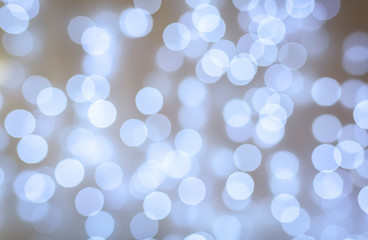 Circular bokeh background of Christmas lights