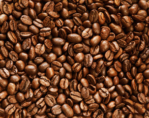 Roasted coffee beans
