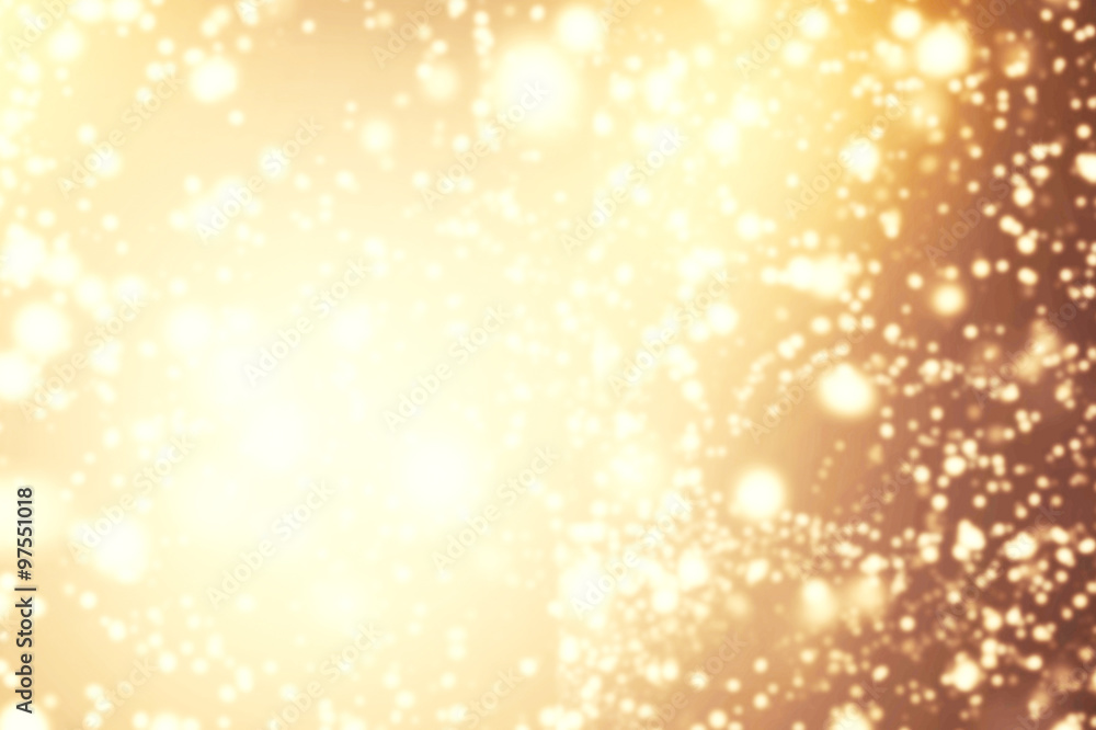 Wall mural abstract background with glitter bokeh lights. image is blurred