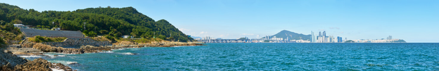 Fototapeta na wymiar panorama of Igidae coast