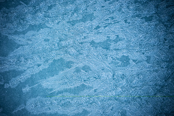 Pattern of the ice surface.