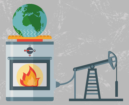 how the burning of the fossil fuels heats up the planet