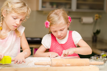 lovely girls in kitchen
