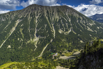 Summer landscape of Todorka Peak, Pirin Mountain, Bulgaria