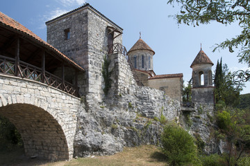 Fototapeta na wymiar Motsameta monastery at Georgia near Kutaisy