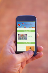 Blog gardening, phone