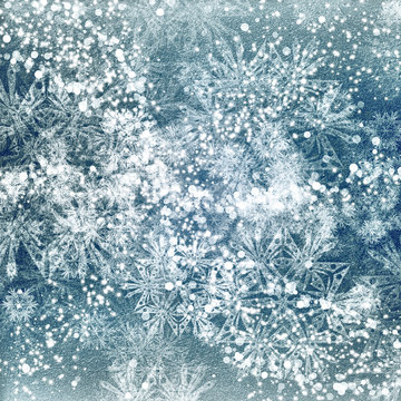 Frosty blue background