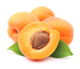 Sweet apricots fruits