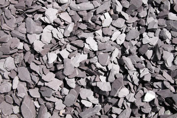 Background of slate stones which are often used in landscaping