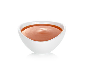  chili sauce isolated on white background