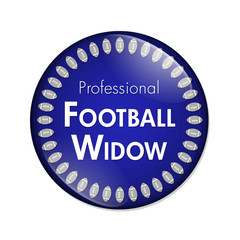 Professional Football Widow Button