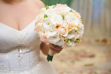 Beautiful Bouquet in Bride's Hand