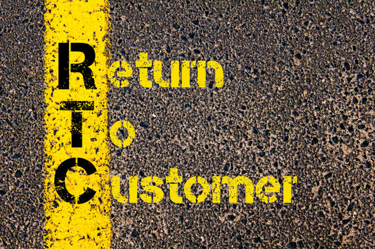 Accounting Business Acronym RTC Return To Customer