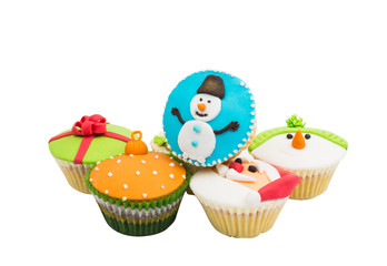 Beautiful festive cupcakes