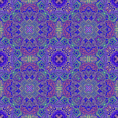 colorful hand drawn seamless pattern illustration.