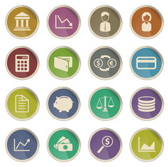 Finance simply icons